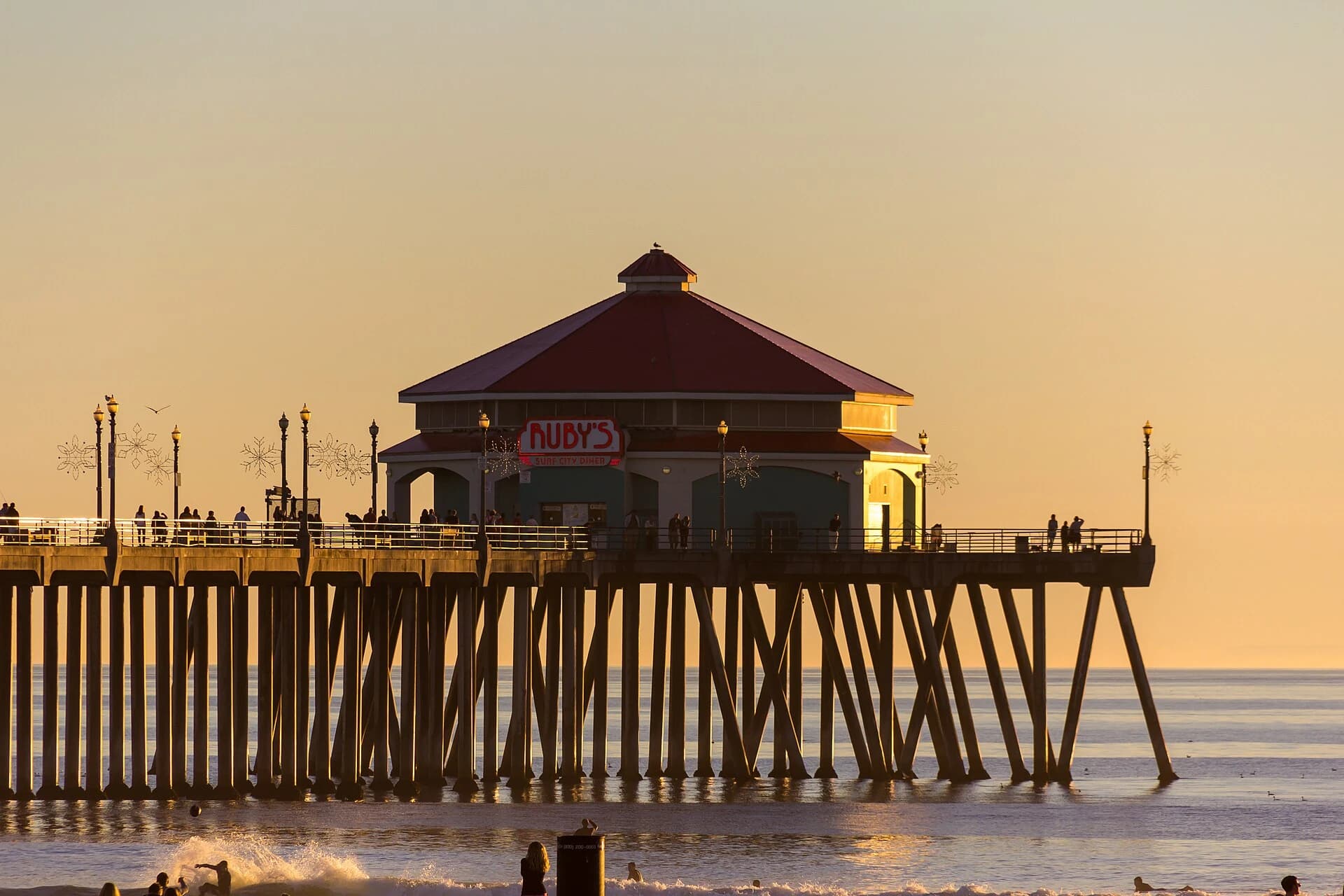 Huntington City Beach, Huntington Beach, Orange County - one of the best beaches in California