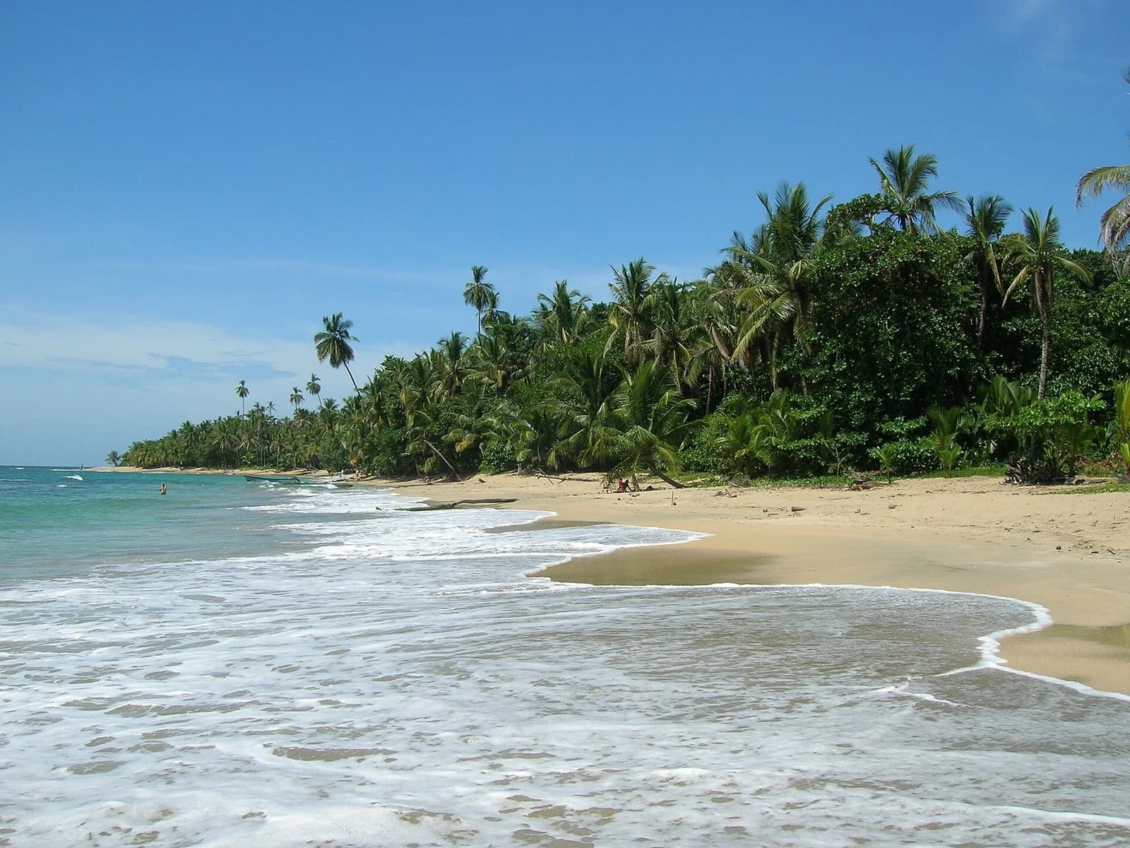 Punta Uva, near Puerto Viejo, Caribbean coast - one of the best beaches in Costa Rica