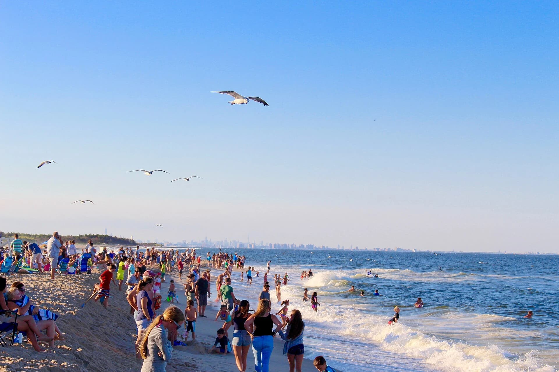 Sandy Hook, Gateway National Recreation Area, northern tip of the Shore - one of the best beaches in New Jersey
