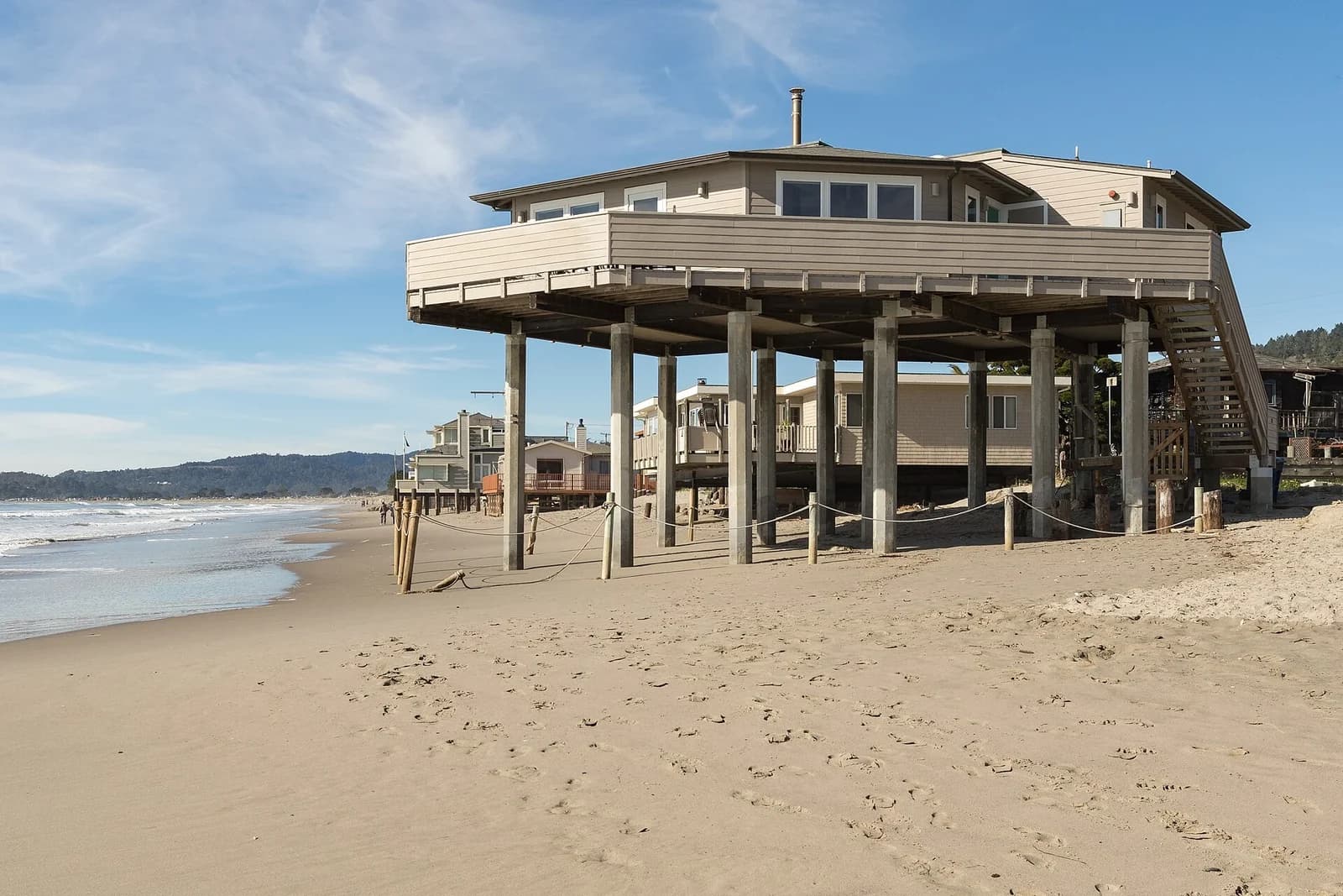 Stinson Beach, Marin County, north of San Francisco - one of the best beaches in California