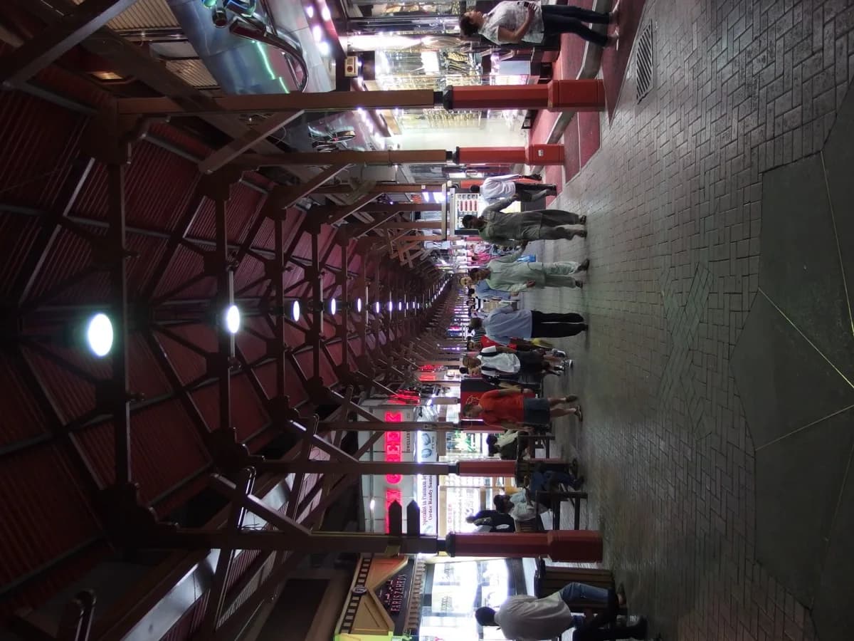 The covered arcade of the Gold Souk in Deira, the walkable old half of Dubai