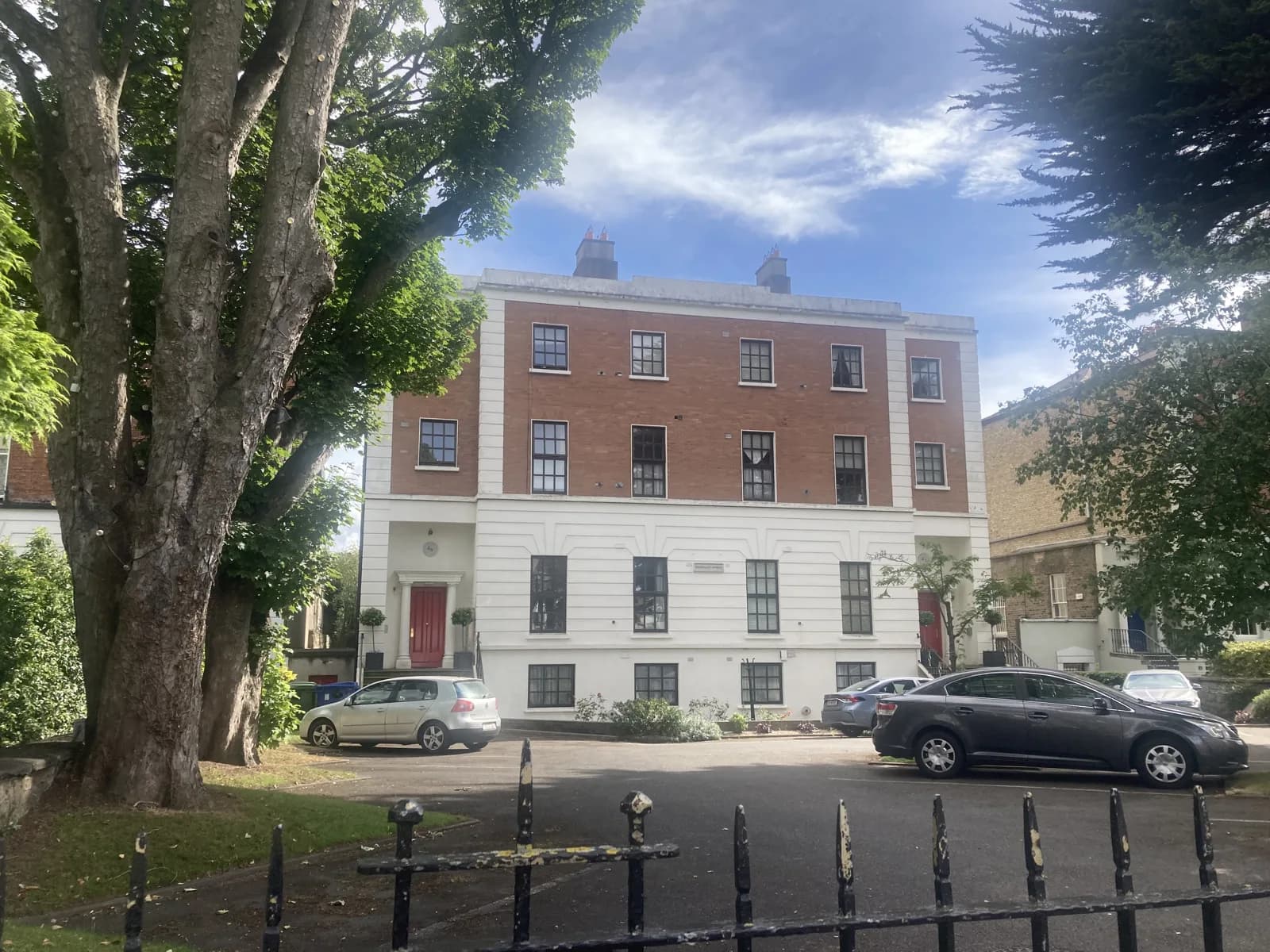 Georgian houses on Pembroke Road in Ballsbridge, Dublin 4