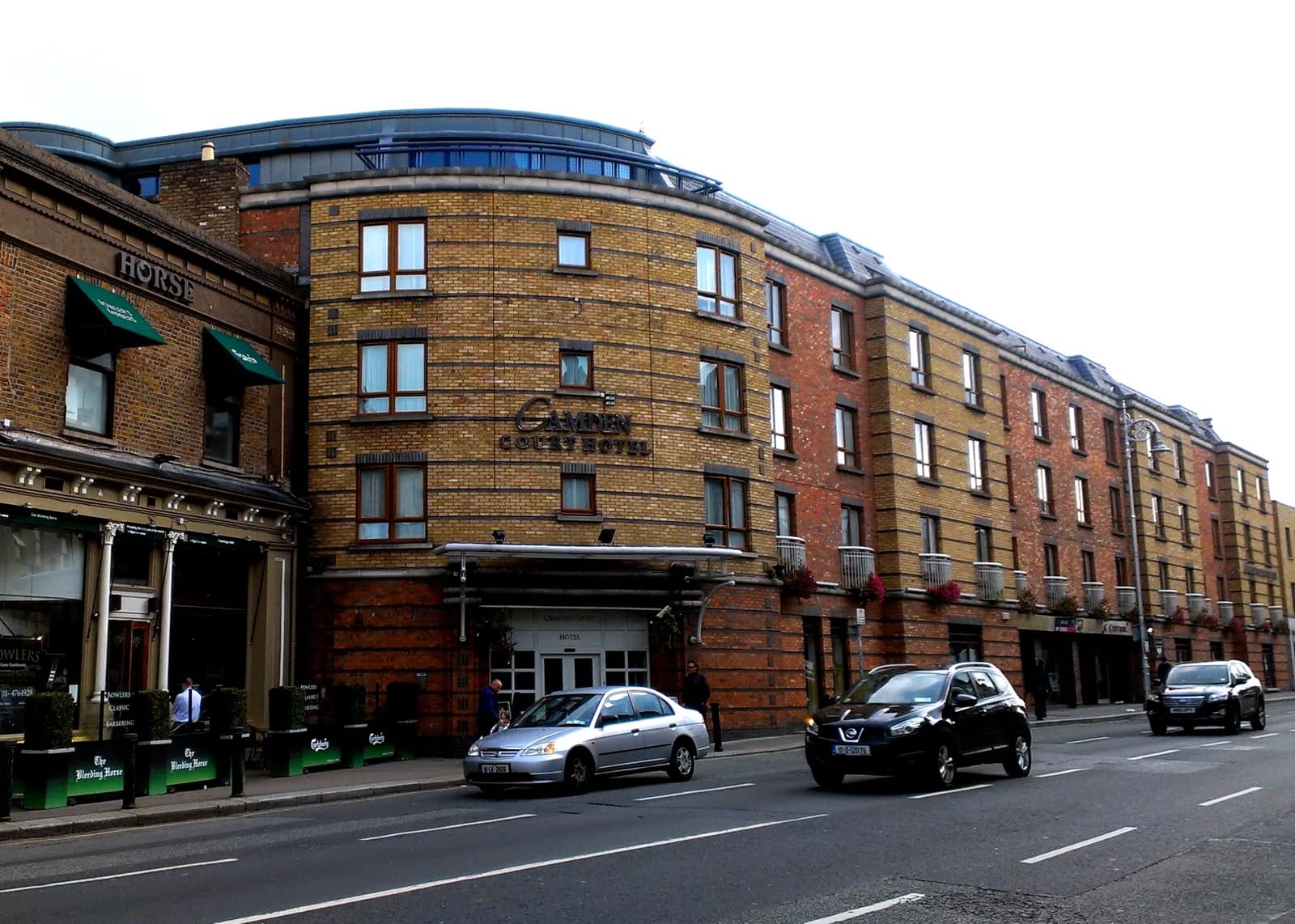 Camden Street Upper by the Camden Court Hotel south of St Stephen's Green