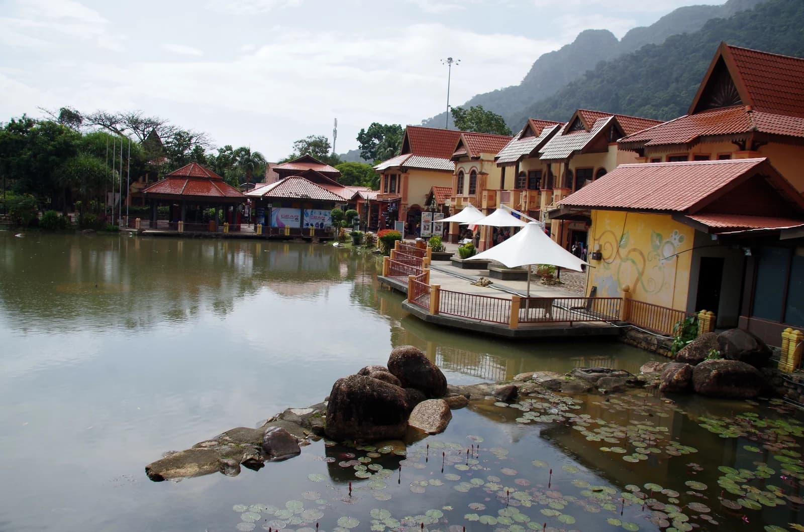 The Oriental Village at Burau Bay, at the foot of the Langkawi cable car on the west of the island