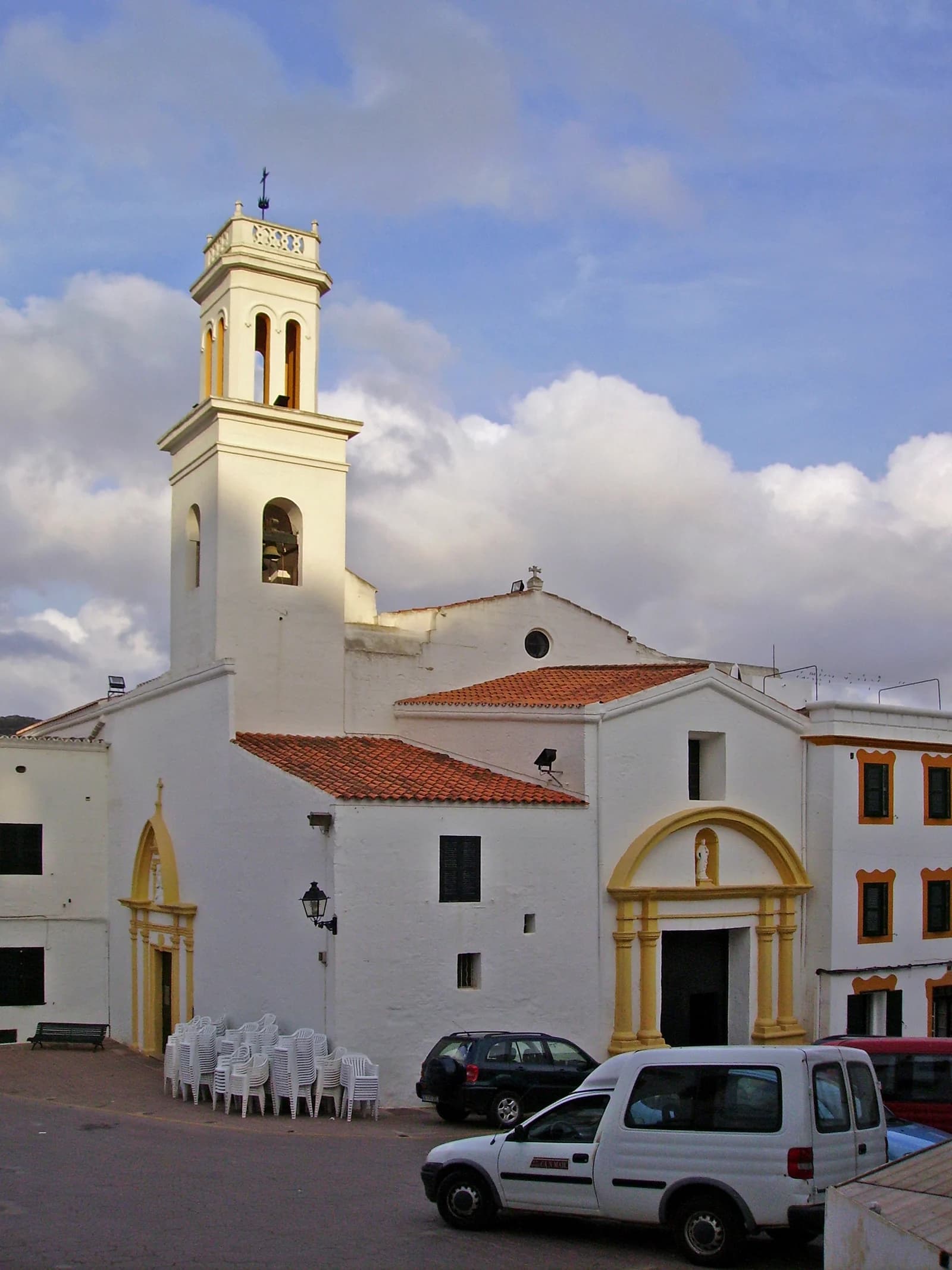 The church of Sant Bartomeu in Ferreries, the inland village in the middle of Menorca