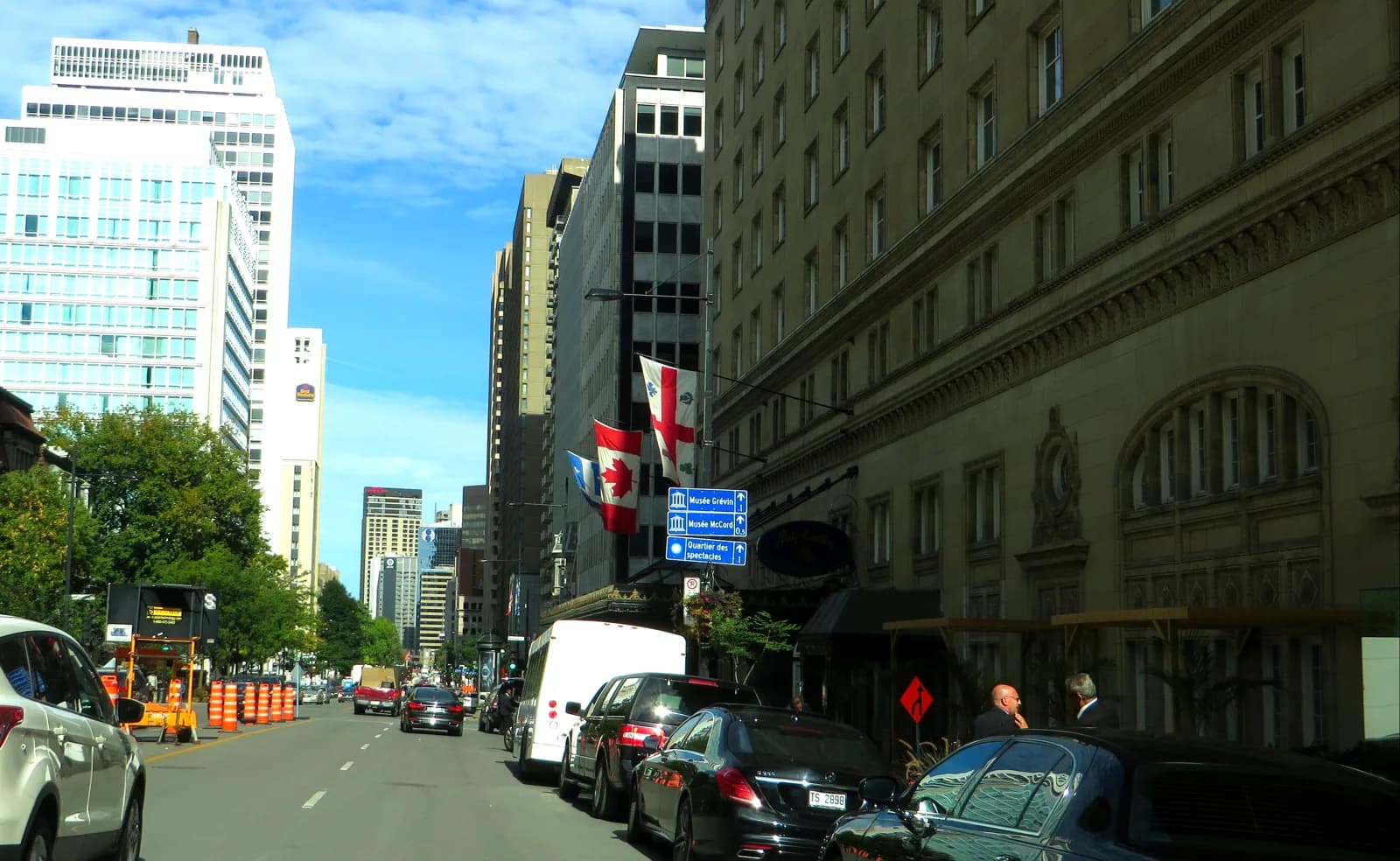 Sherbrooke Street in the Golden Square Mile by the Ritz-Carlton