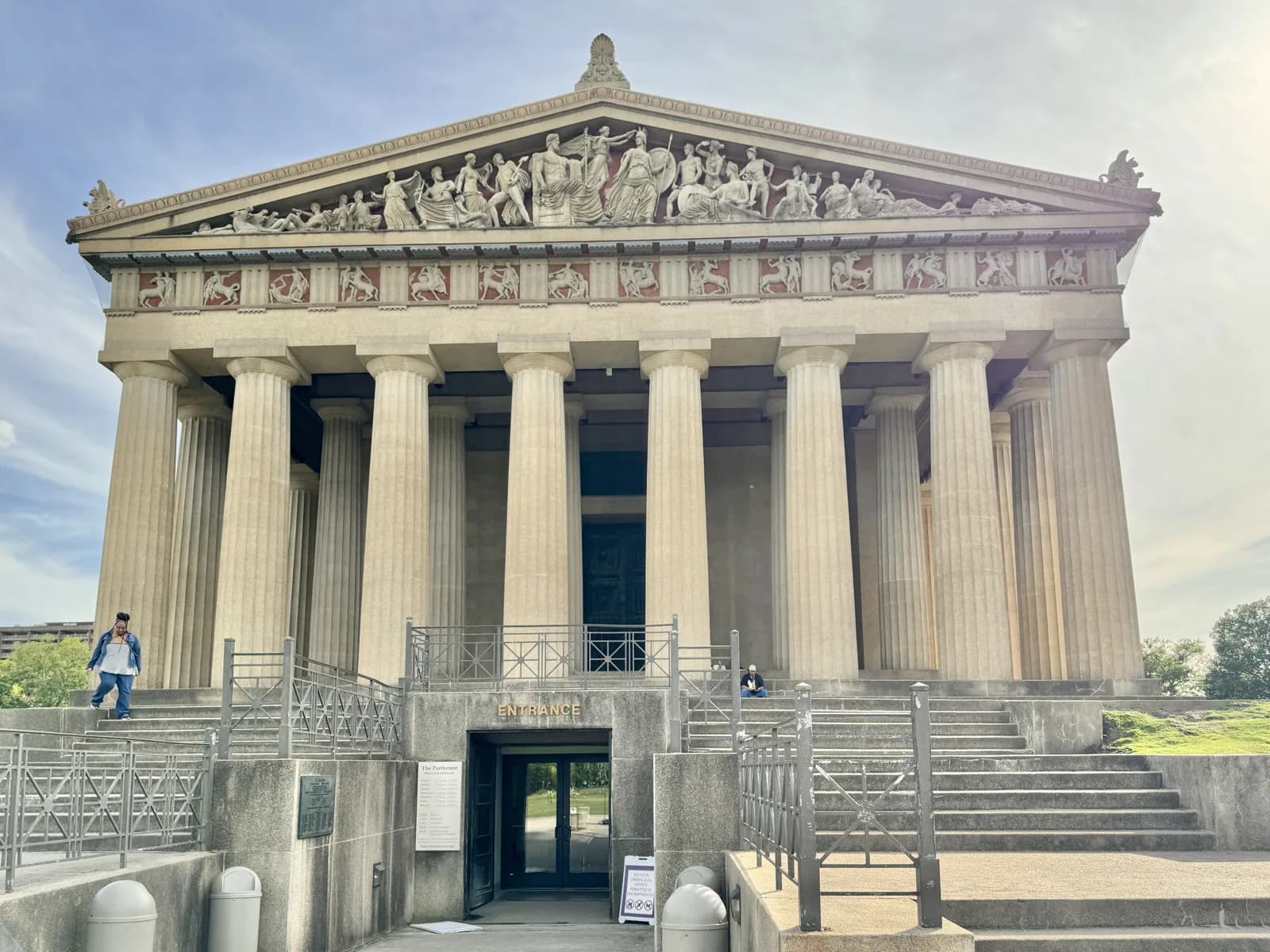 The Parthenon in Centennial Park, the green edge of Midtown near the Aertson