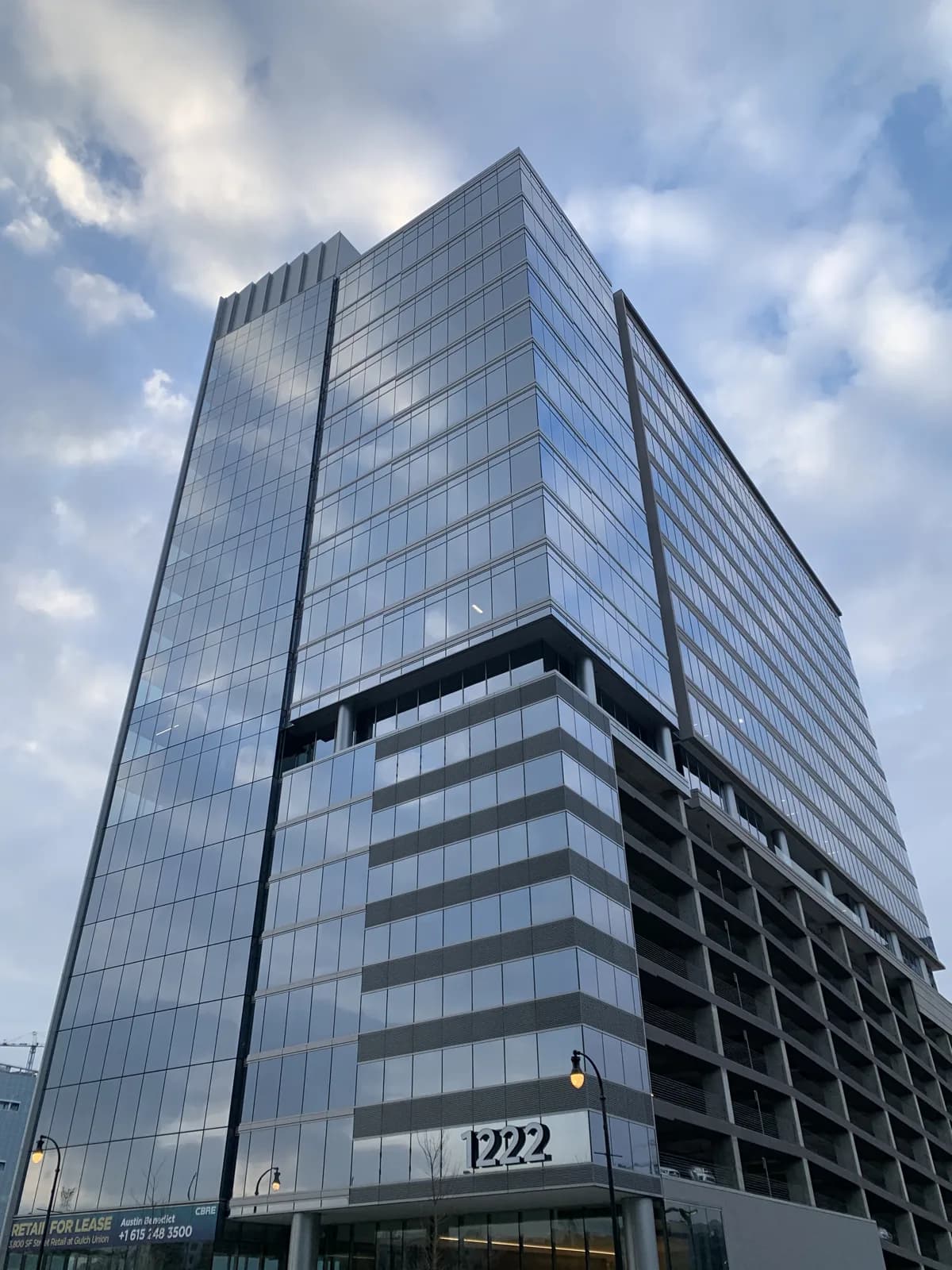 The Gulch Tower on Demonbreun, the high-rise edge of Nashville's Gulch