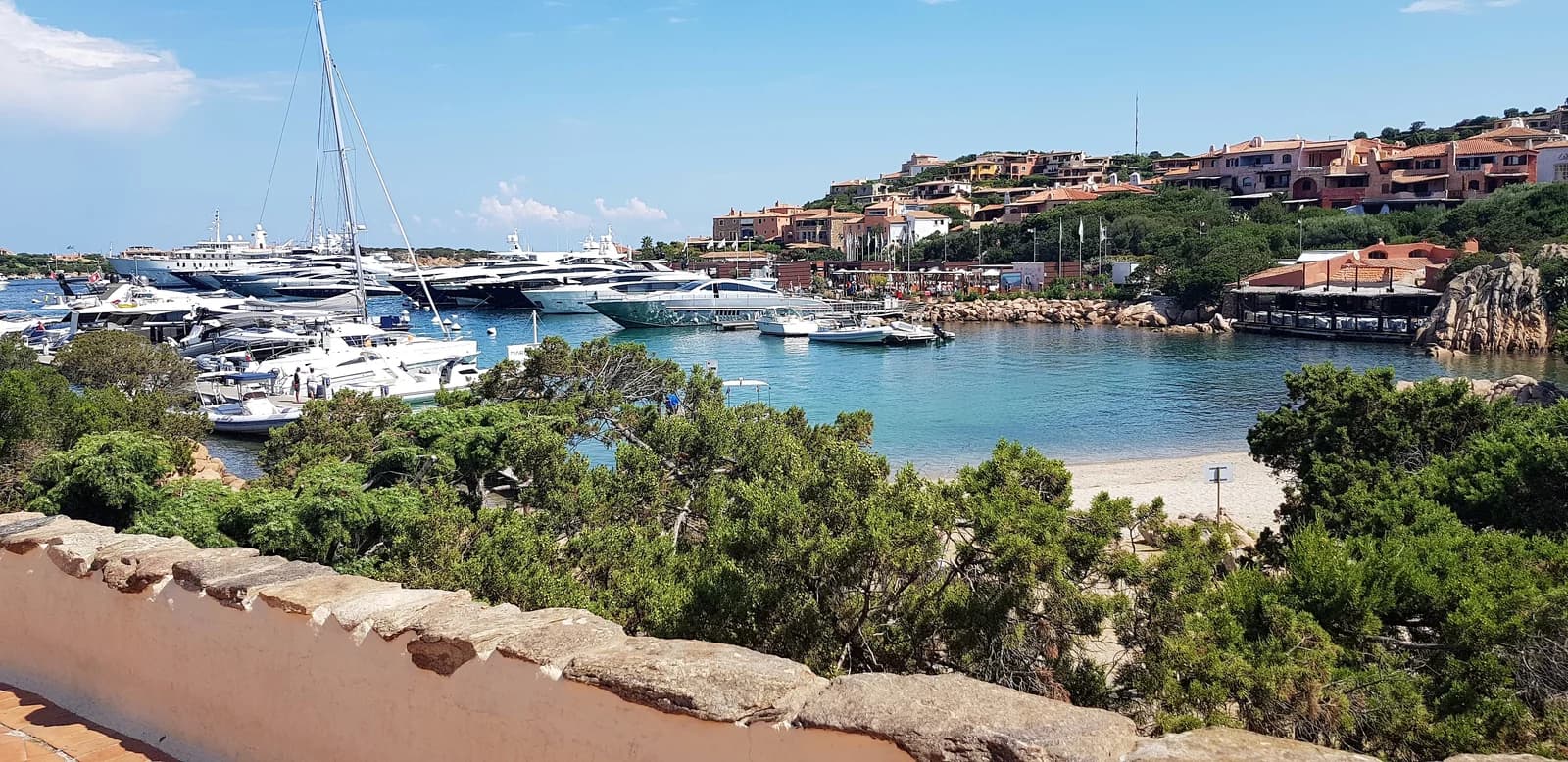 The marina at Porto Cervo, the Costa Smeralda village built around its Piazzetta