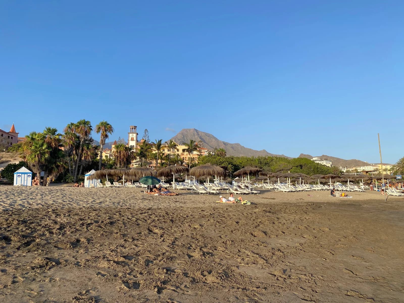 Playa del Duque in Costa Adeje, the Blue Flag beach in front of the luxury hotels in Tenerife's south-west