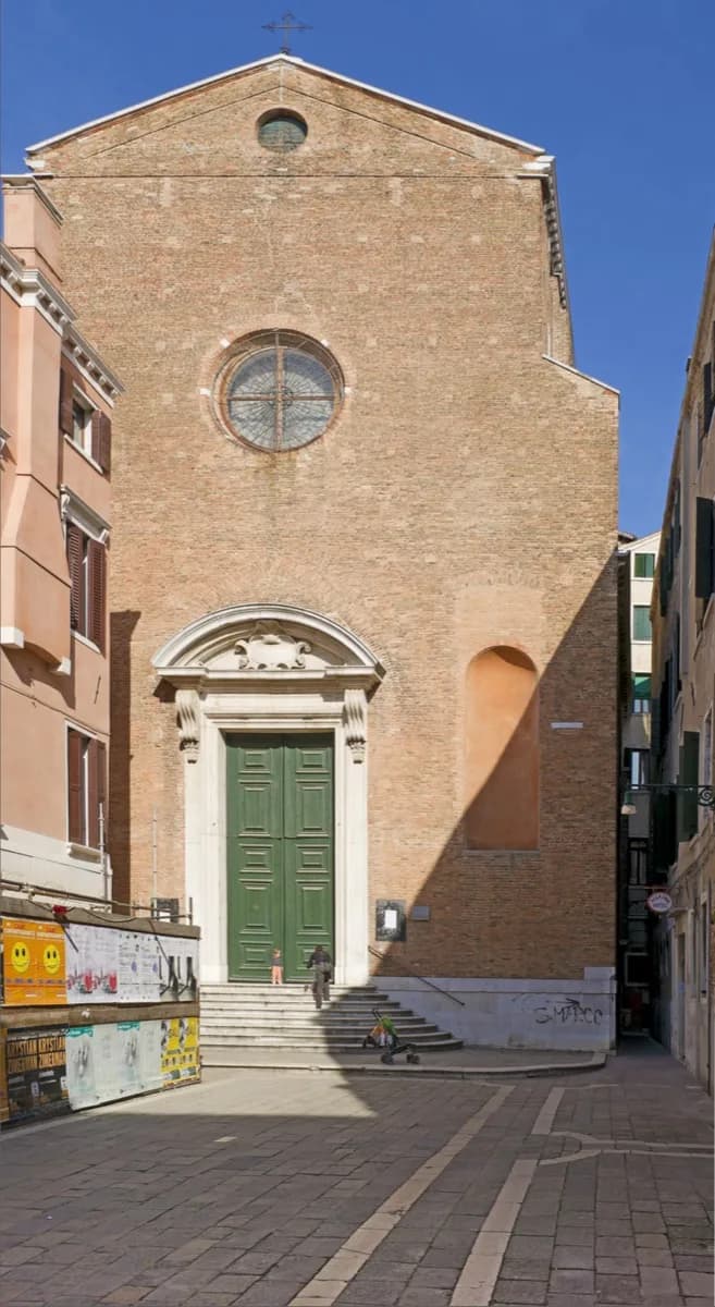The church of Santa Maria della Fava on its small, quiet Castello square in Venice