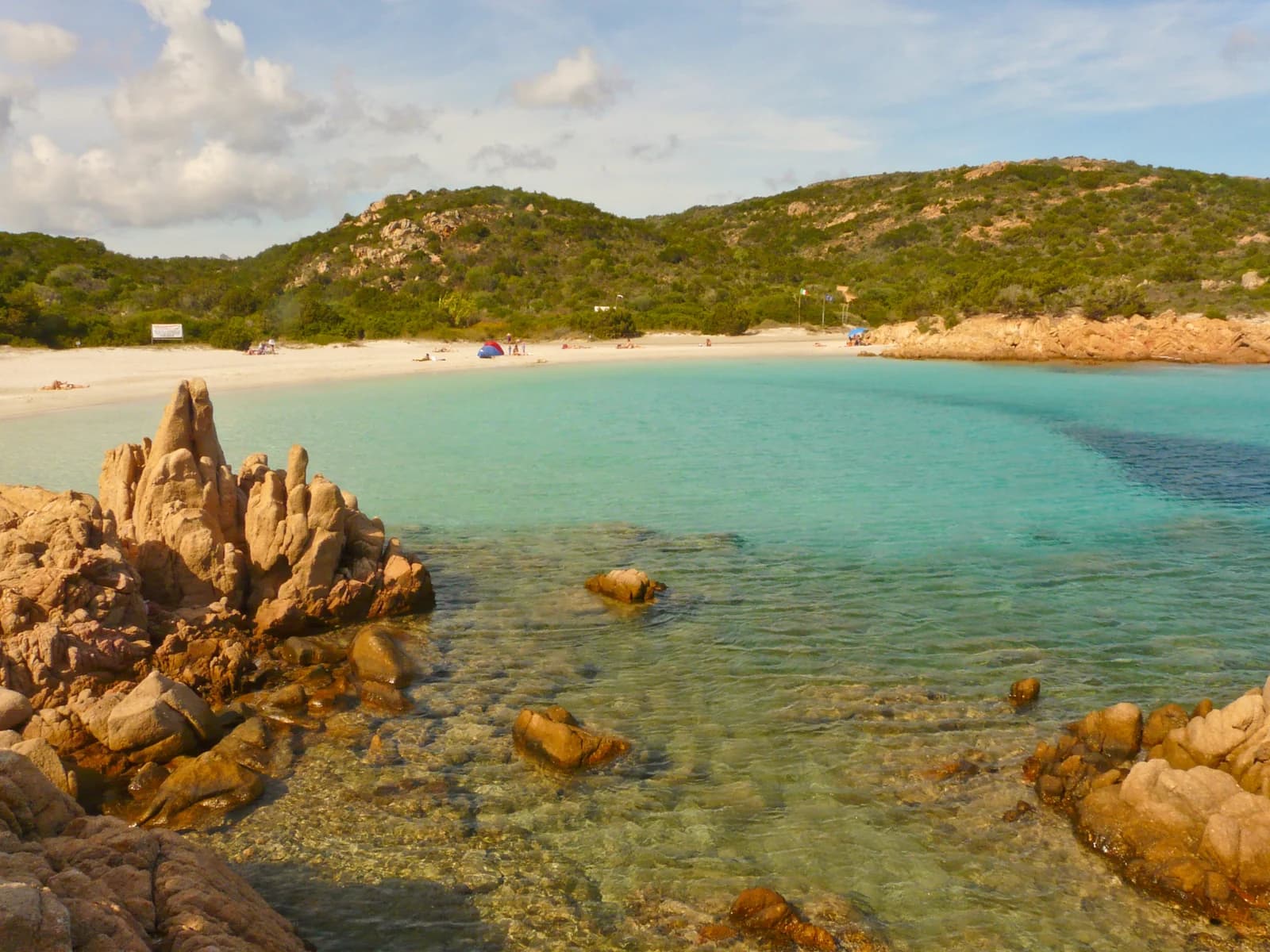 Granite rocks and clear turquoise water at Spiaggia del Principe on the Costa Smeralda