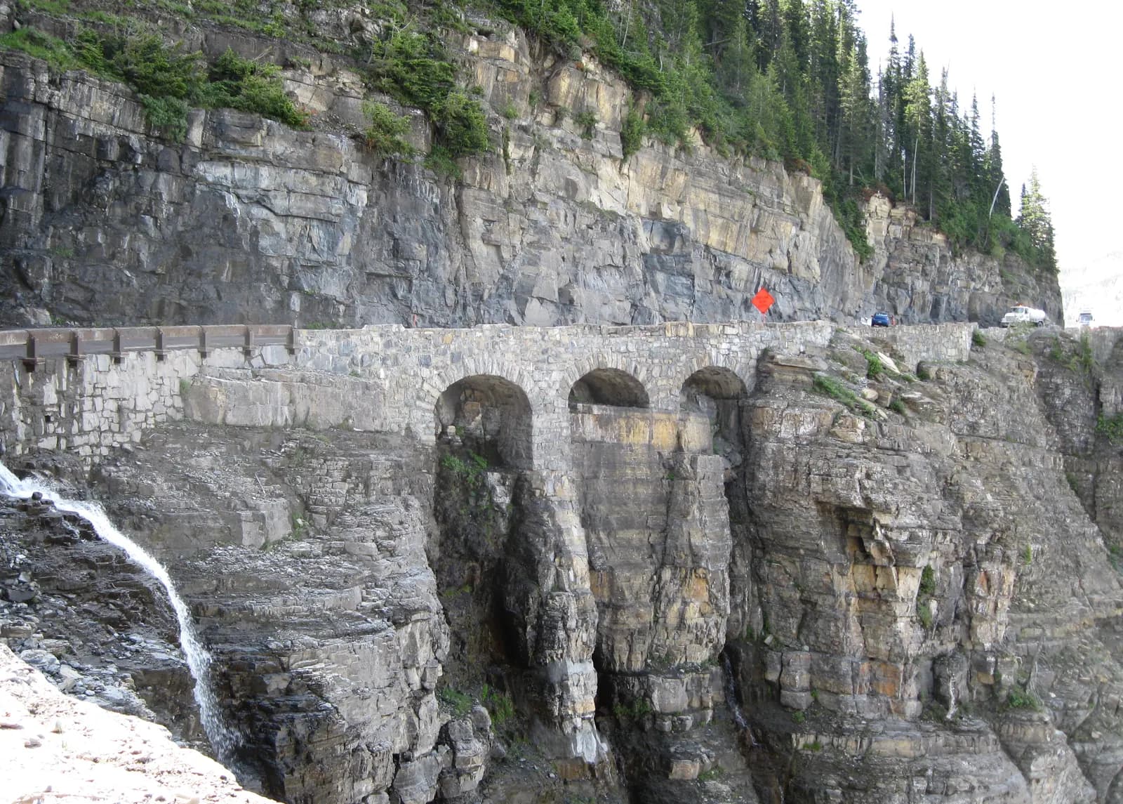 Going-to-the-Sun Road in Glacier National Park