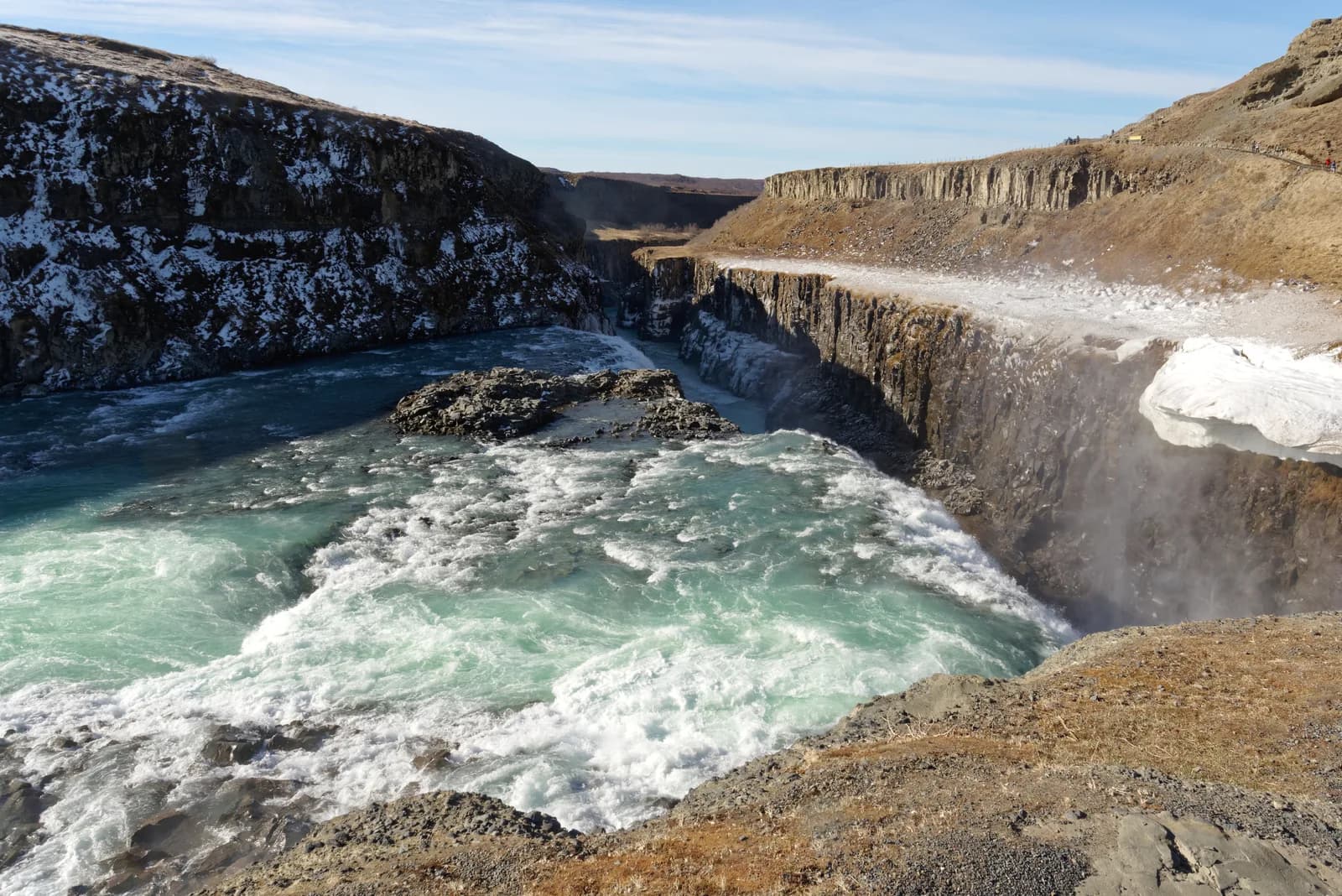 Gullfoss waterfall in Iceland
