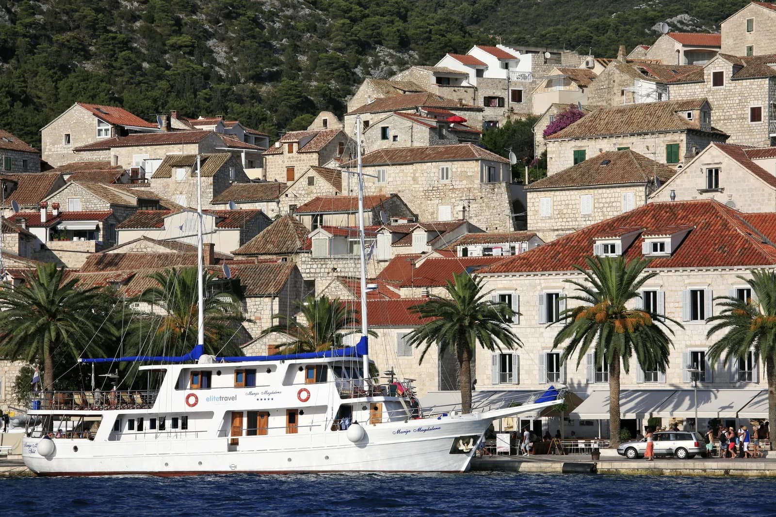 Hvar town harbour