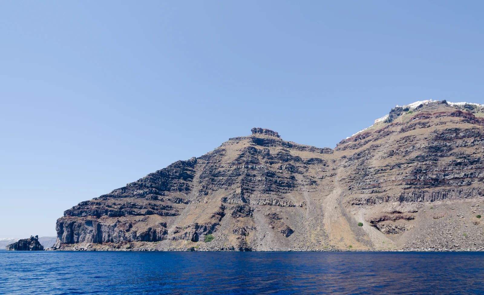 Imerovigli caldera in Santorini