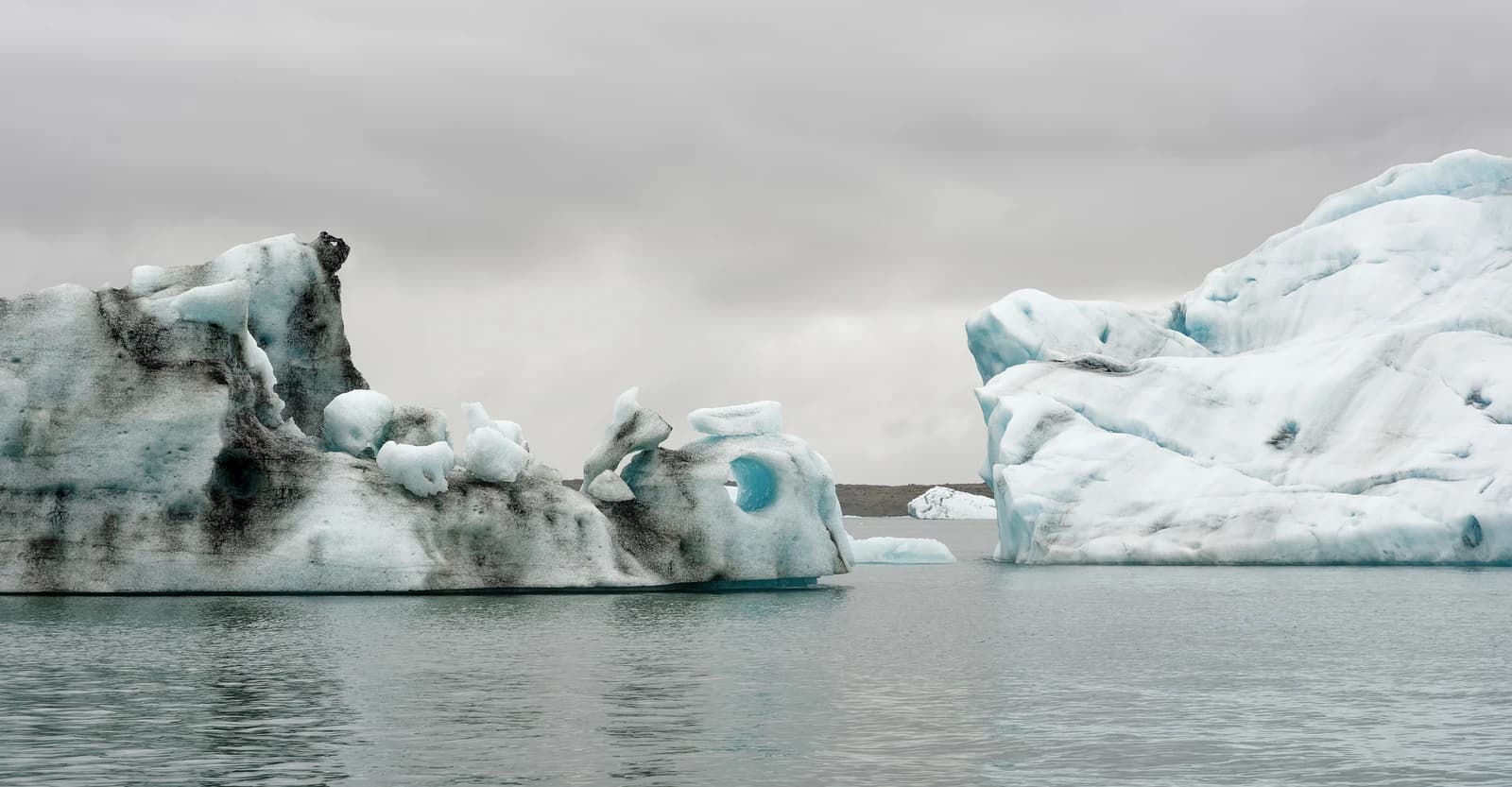 Jokulsarlon glacier lagoon in Iceland