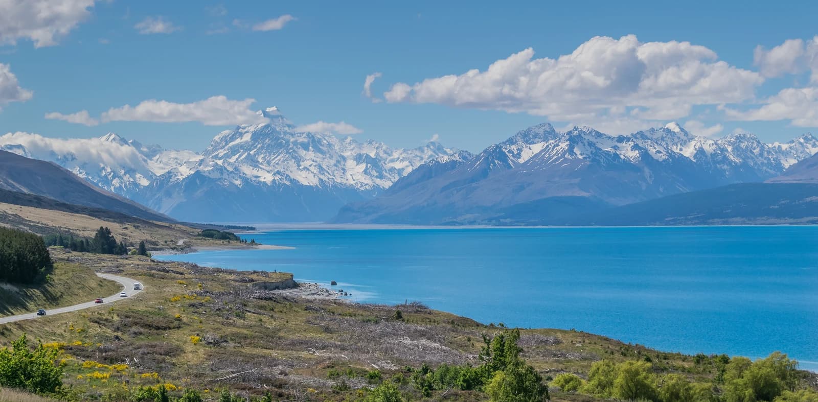 Lake Pukaki in Canterbury