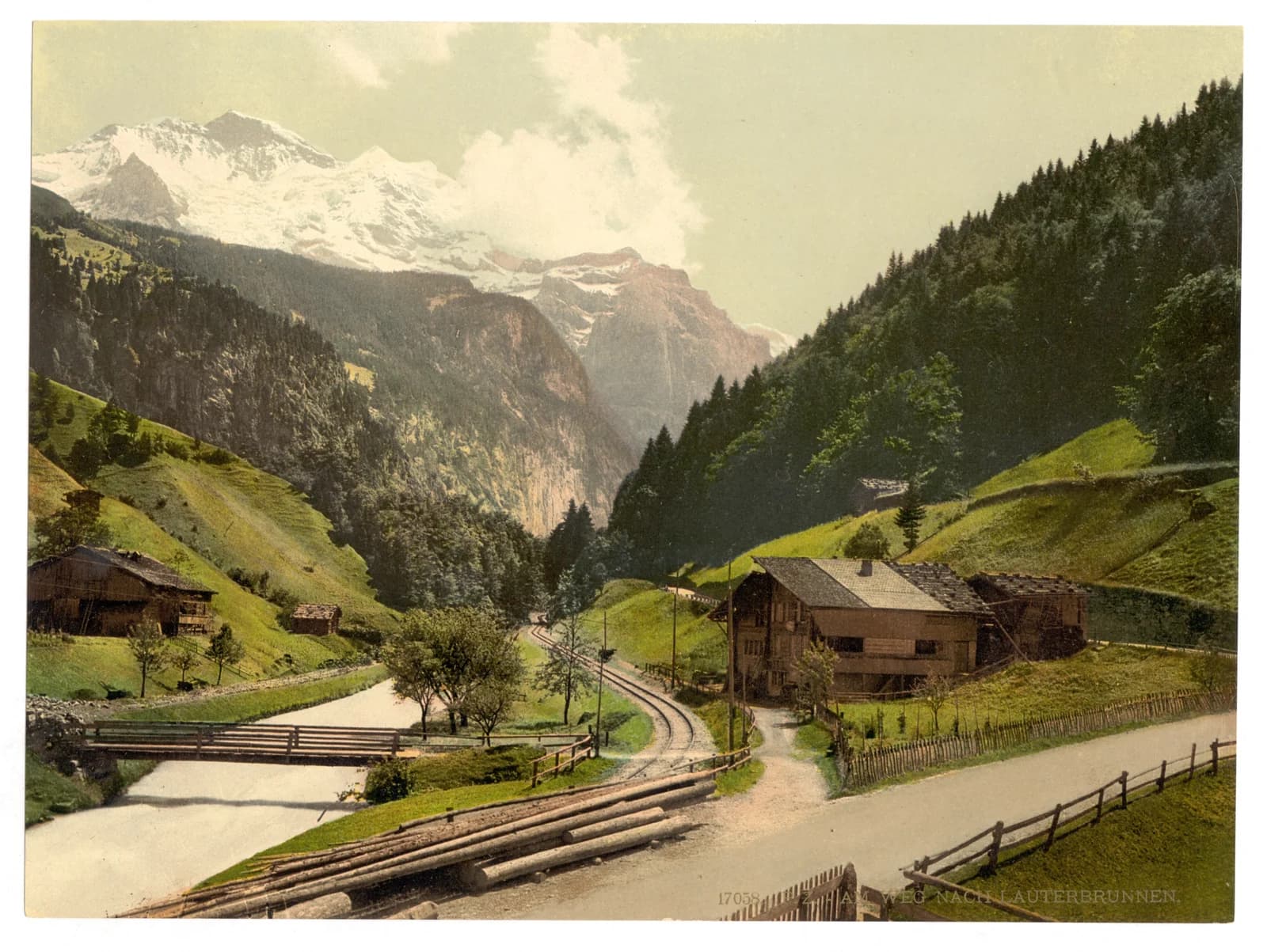 Lauterbrunnen valley in Bernese Oberland