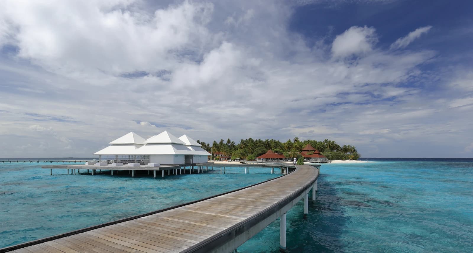 Maldives overwater bungalows