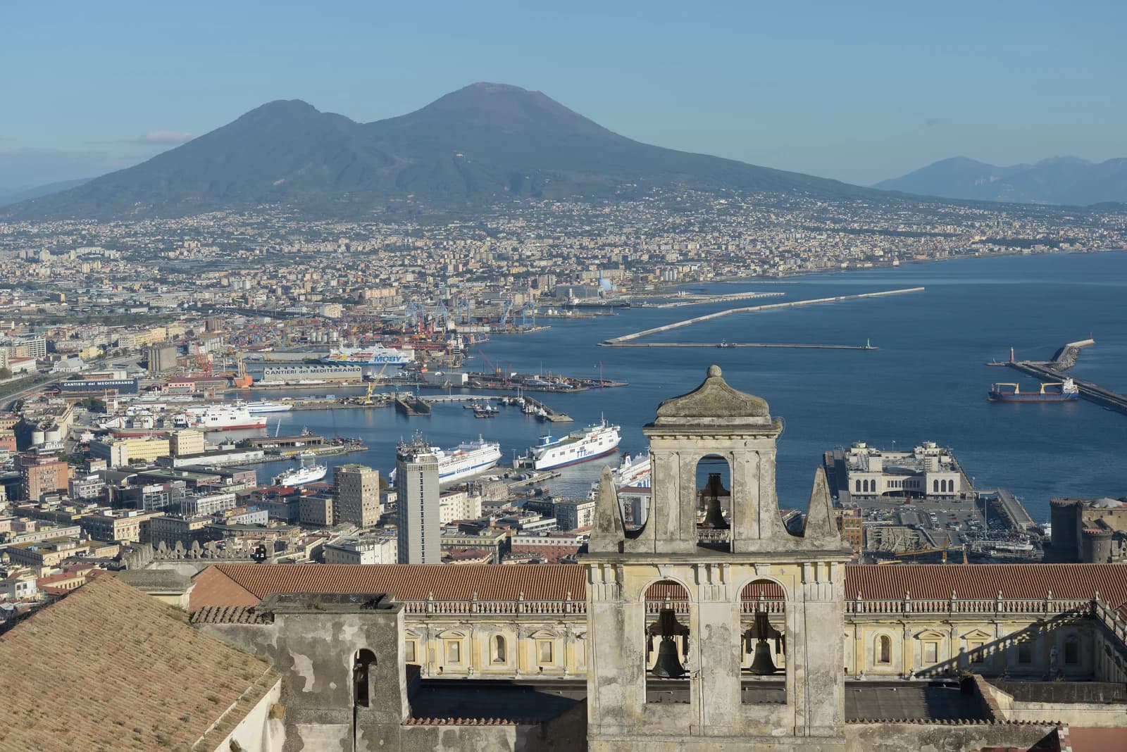 Mount Vesuvius in Naples