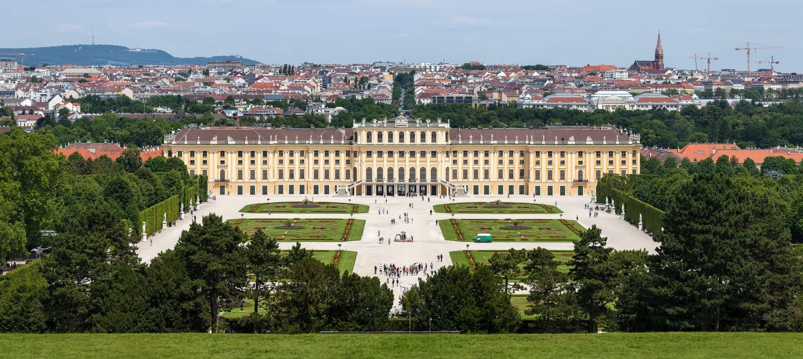 Schonbrunn Palace in Vienna
