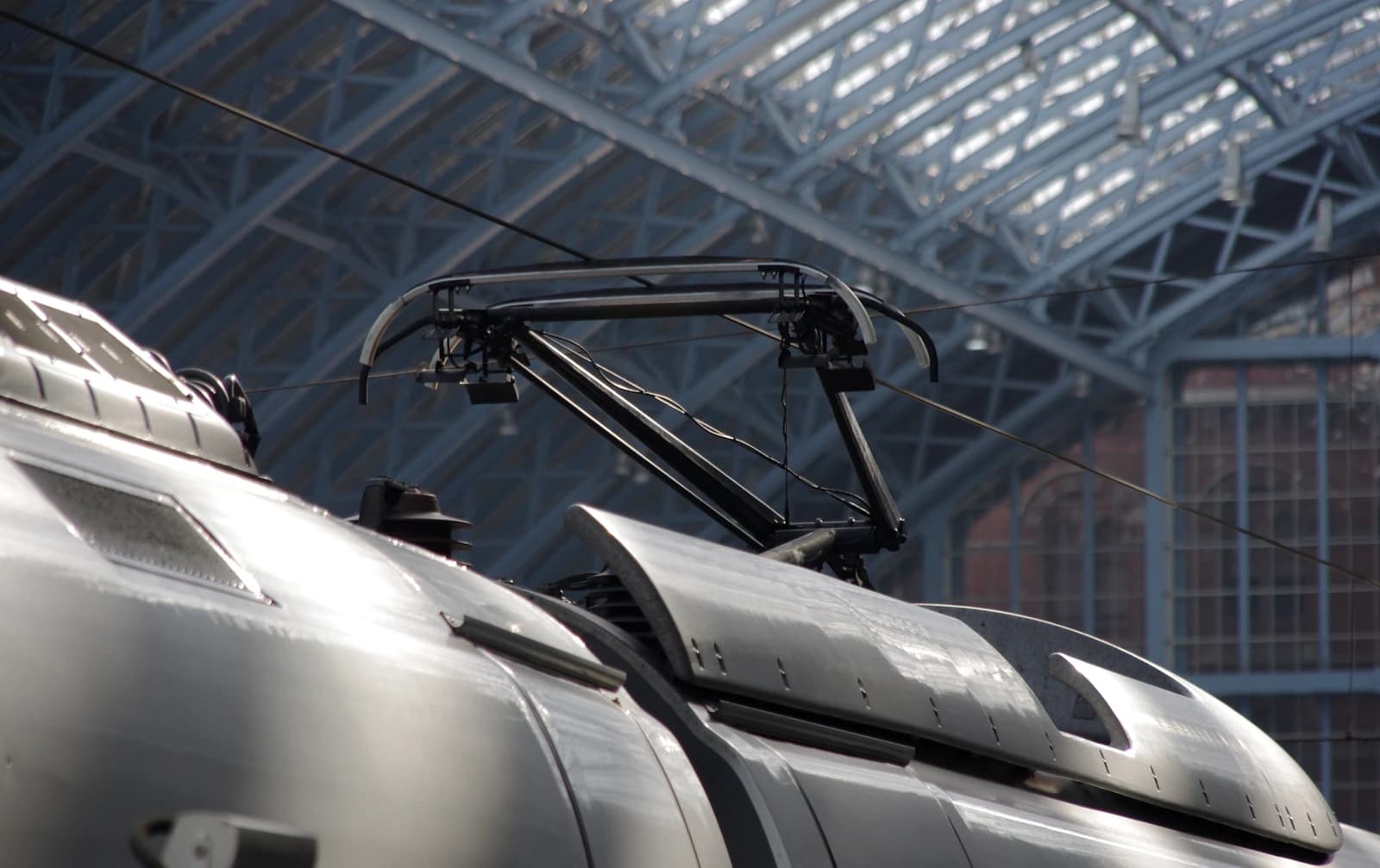 St Pancras railway station in London