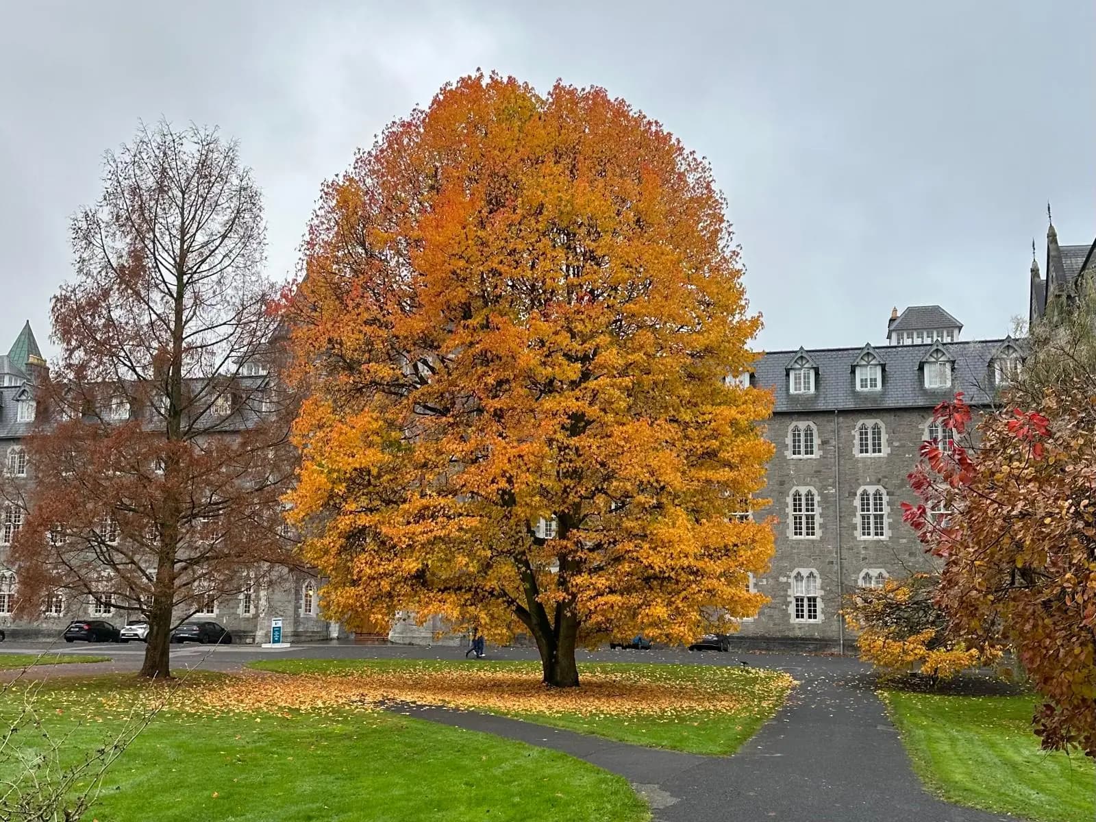 St Joseph's Square inside the university campus at Maynooth, County Kildare