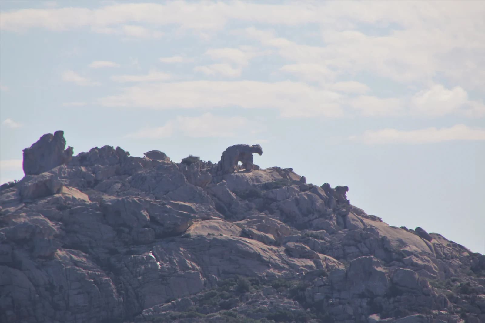 The bear-shaped granite rock on the Capo d'Orso headland above Palau