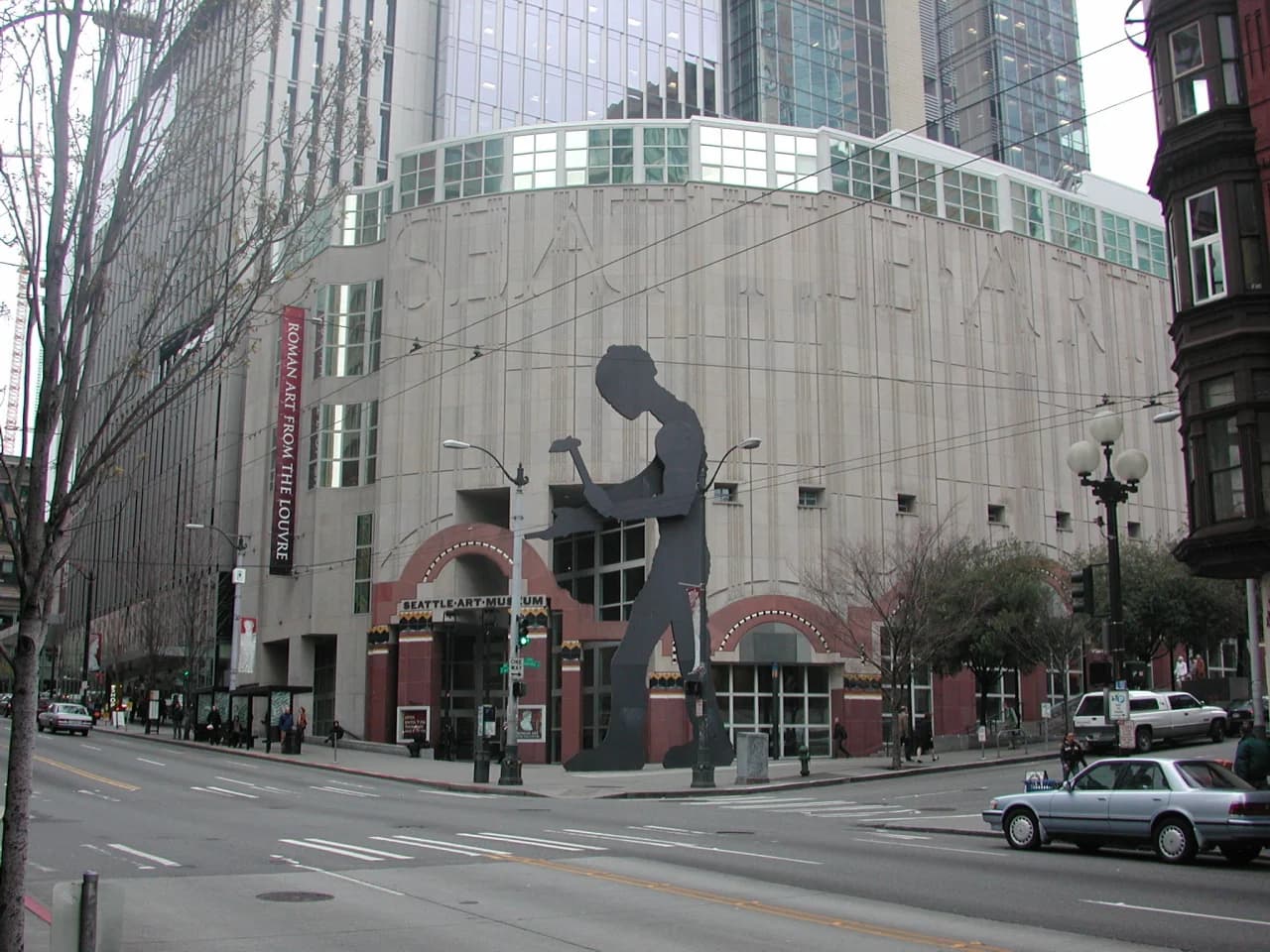 The Seattle Art Museum on First Avenue in downtown Seattle