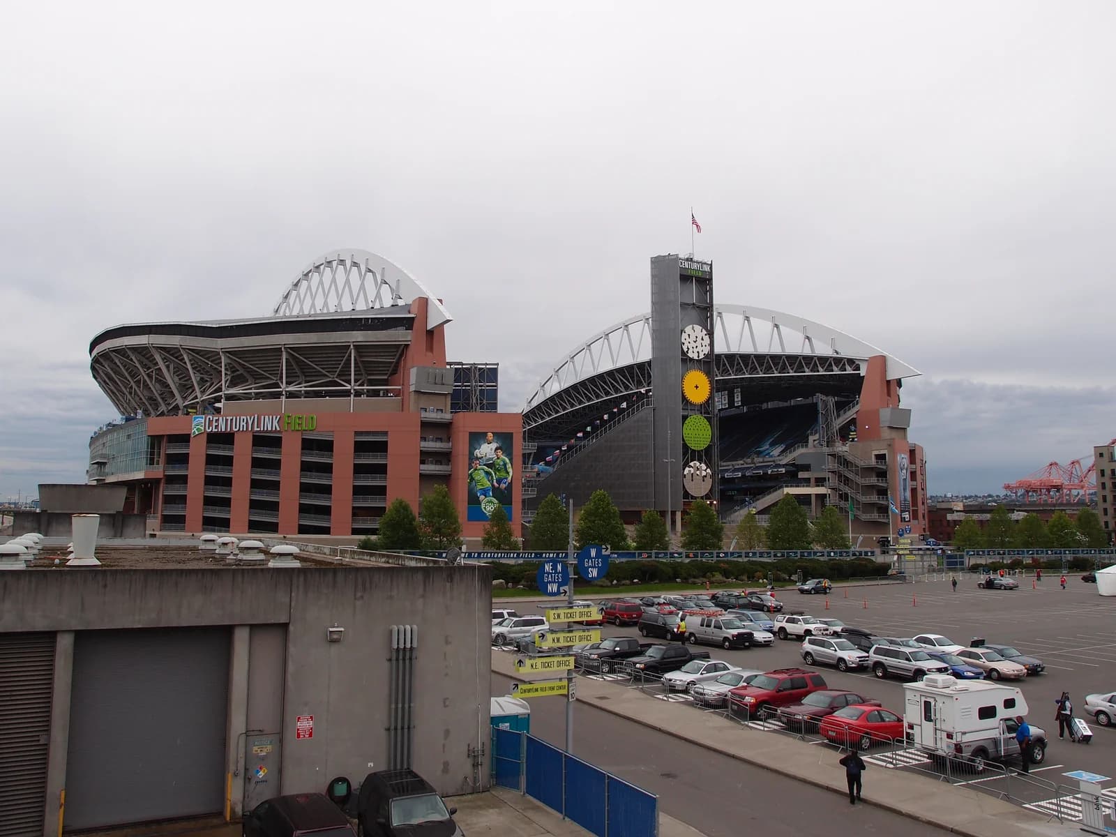Lumen Field in the stadium district south of downtown Seattle
