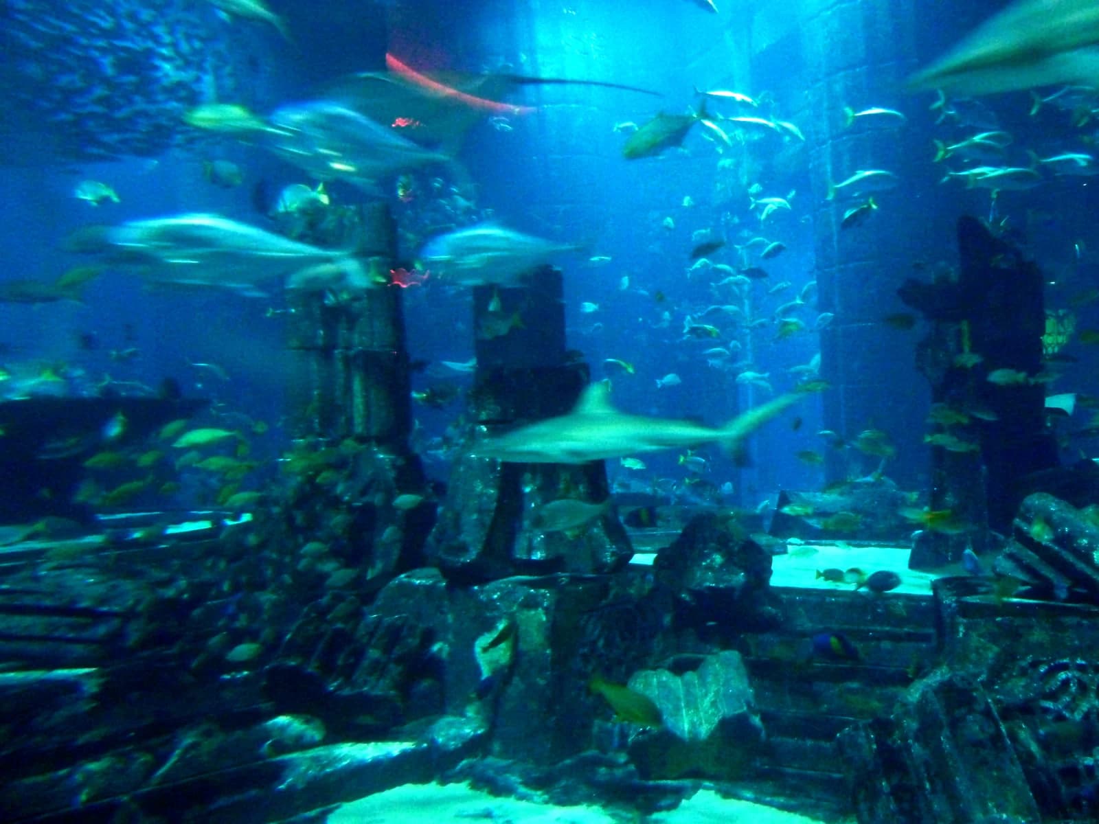 The Atlantis resort building at the head of Palm Jumeirah