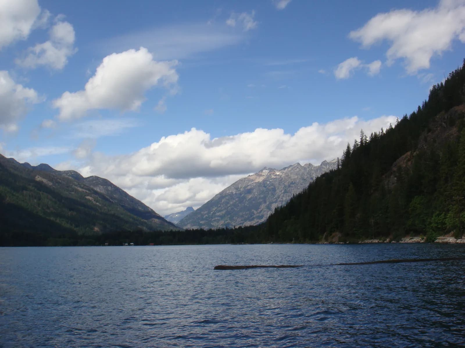 Lake Chelan in the Washington Cascades, the lakeside setting of the nearest family resorts to Seattle