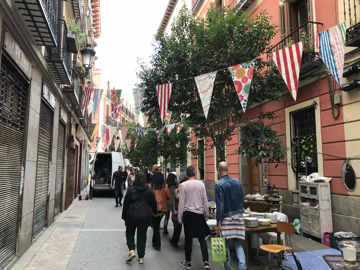 Barrio de las Letras in Madrid