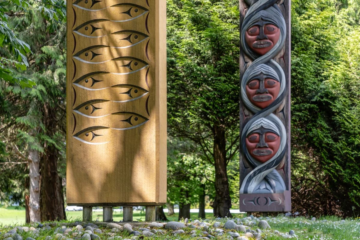 Brockton Point Totem Poles in Vancouver
