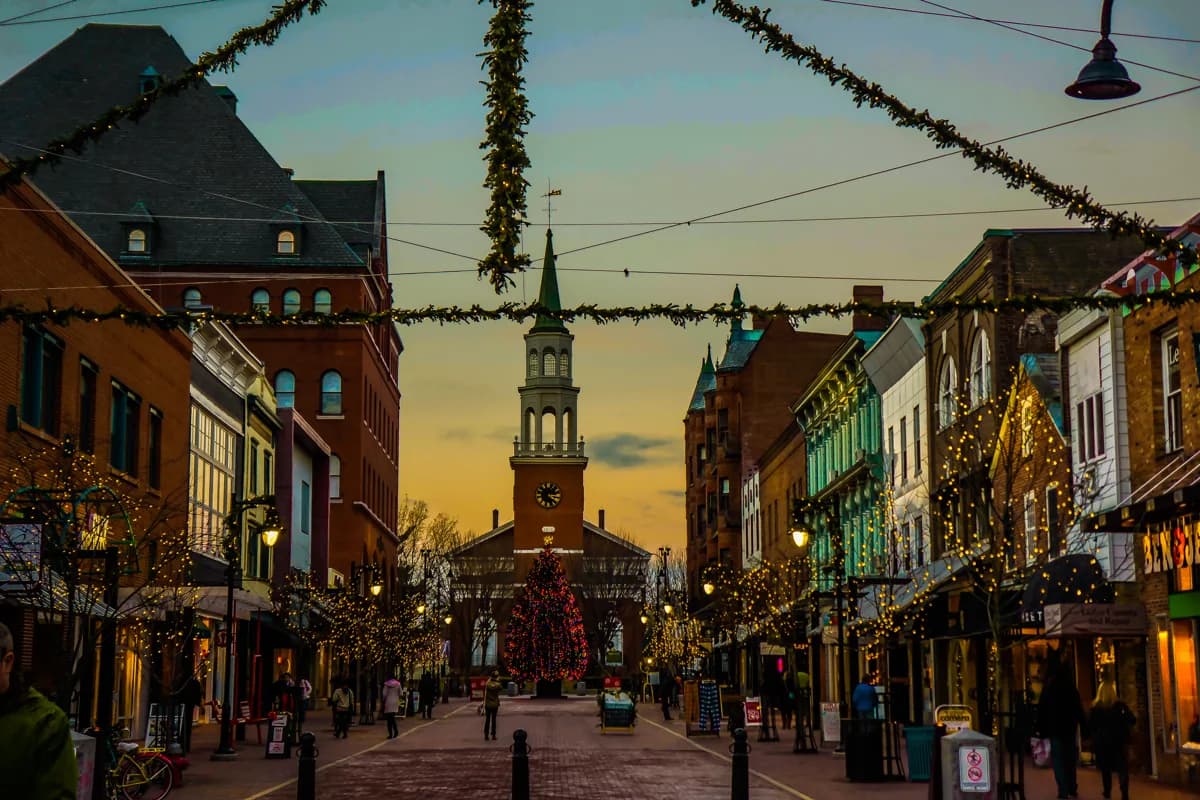 Burlington, Vermont, a day trip from Montreal