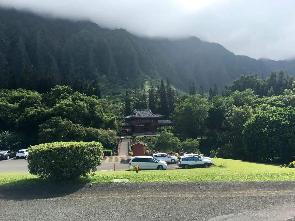 Byodo-In Temple in Oahu