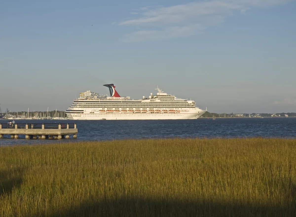 Charleston harbor cruise & dolphin tour in Charleston