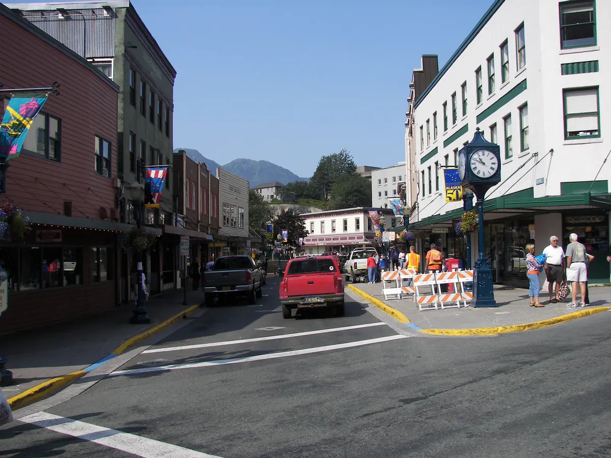 Downtown Juneau & Franklin Street in Juneau