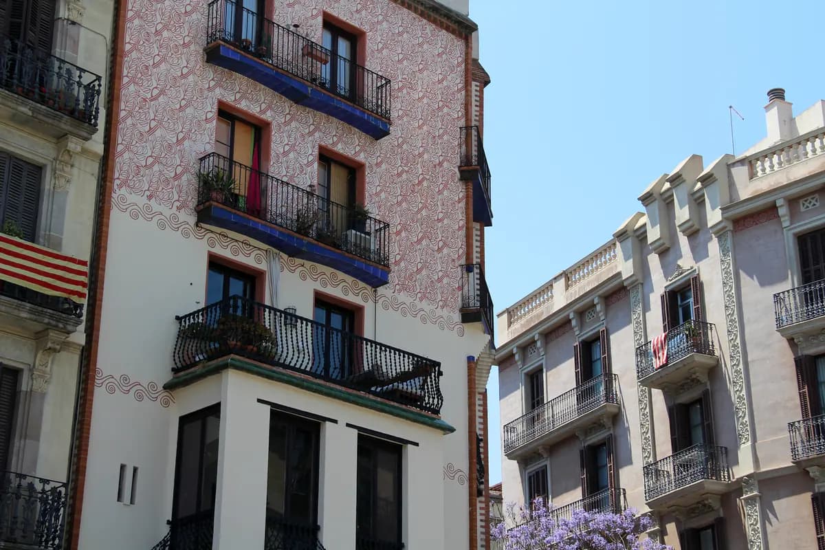 El Born in Barcelona, home to the best-known rooftop infinity pool in the old town