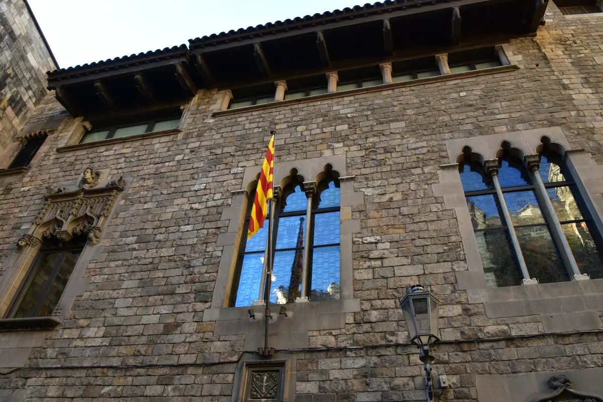 The Gothic Quarter in Barcelona, whose converted palaces carry small rooftop plunge pools