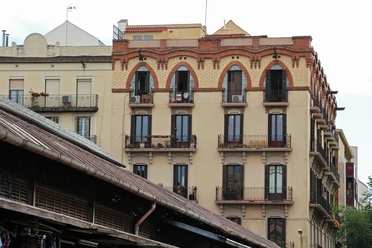 Gracia in Barcelona, low-rise and quieter, with terraces rather than towers
