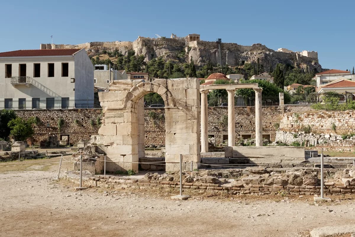 Hadrian's Library in Athens