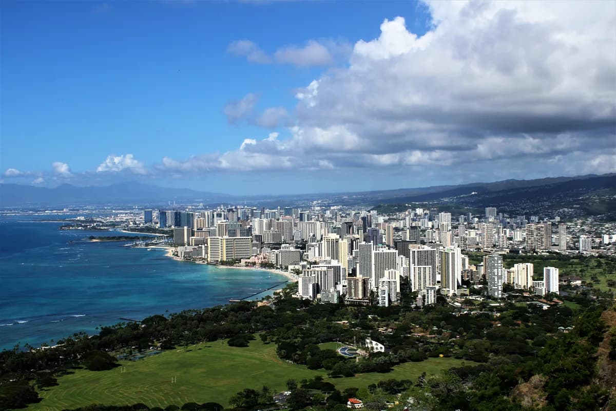 Honolulu cruise port, Oahu, Hawaii