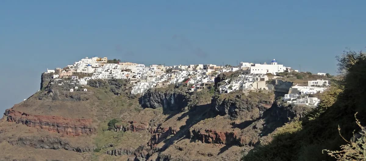 Imerovigli in Santorini