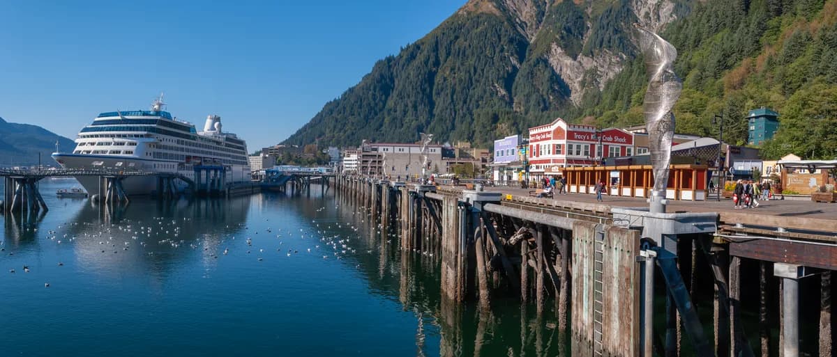 Juneau cruise port, Alaska, USA