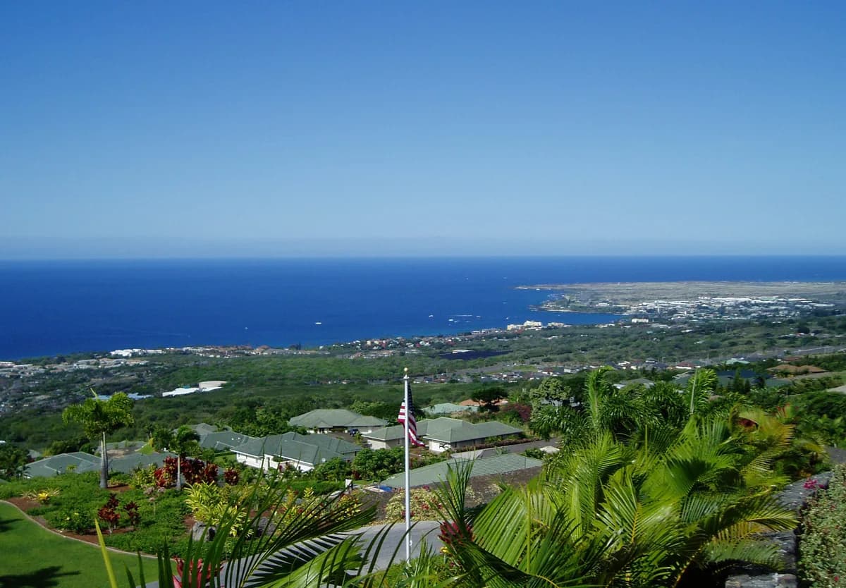 Kona (Kailua-Kona) cruise port, Big Island, Hawaii