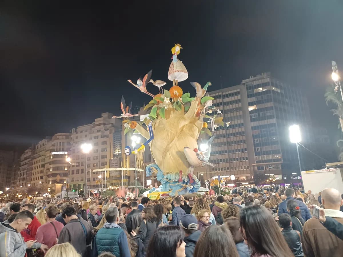 Las Fallas in Spain