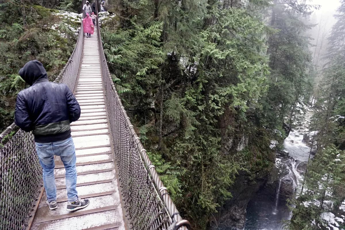 Lynn Canyon Park, a day trip from Vancouver