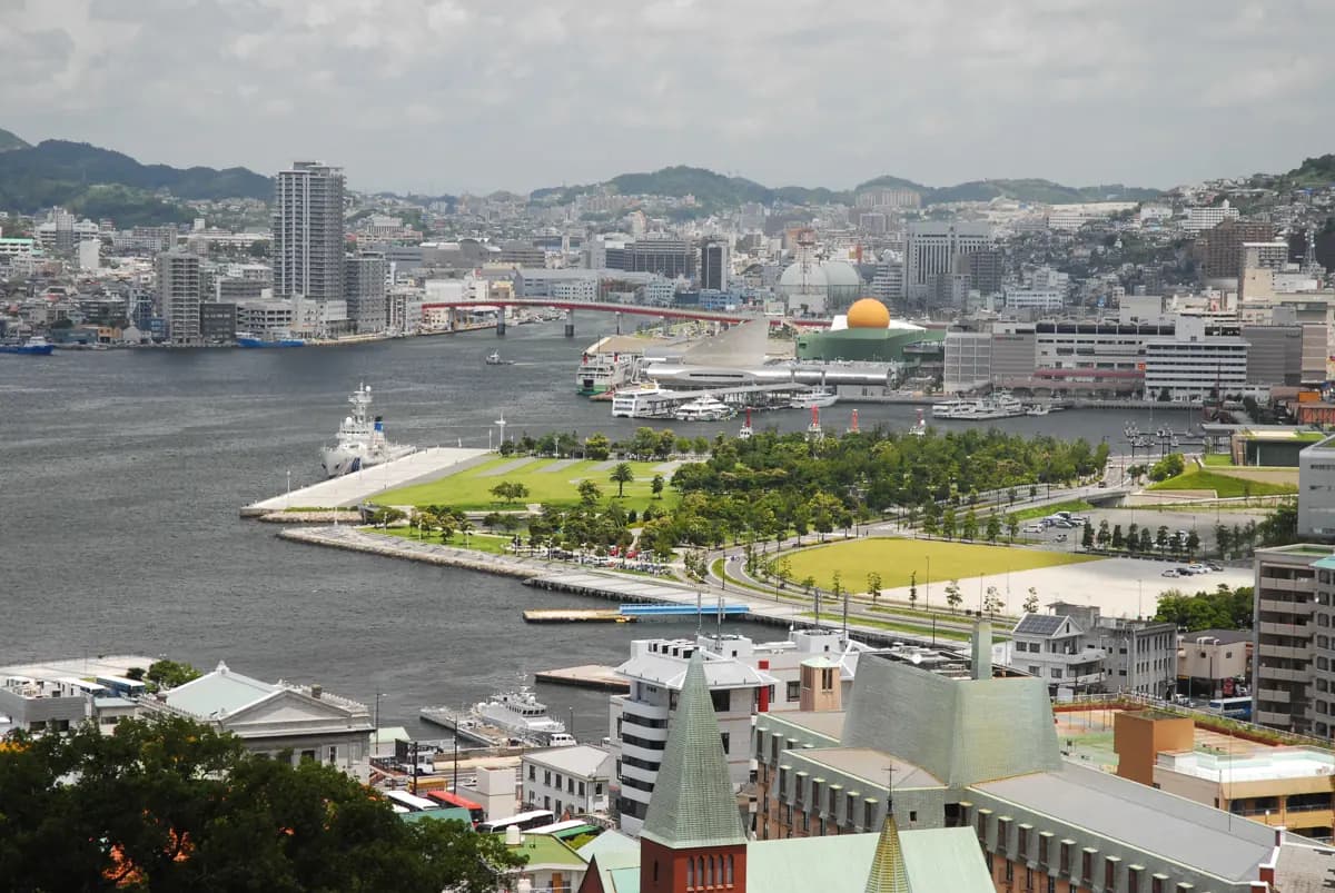 Nagasaki cruise port, Kyushu, Japan
